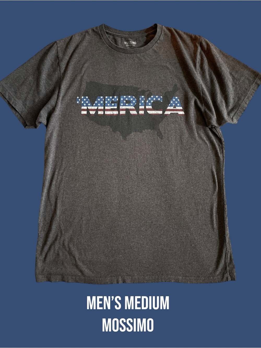 💙4/$28💙 Mossimo America Graphic Tee Men’s Medium Patriotic Shirt